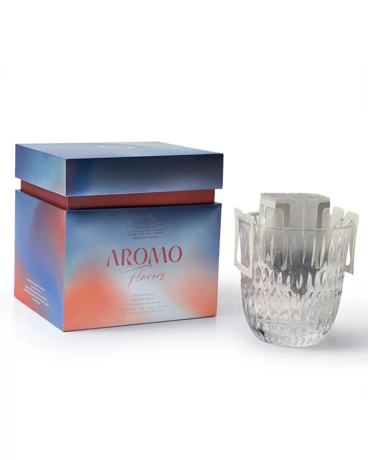 AROMO风味系列 – 海盐焦糖挂耳咖啡（12 袋） - Image 2